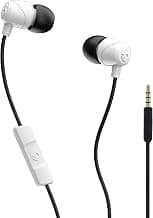 Skullcandy Jib in-Ear Wired Earbuds with Mic, Supreme Sound, Noise-Isolating Fit, Tangle-Free Cable, 3.5mm Jack for Phones, Laptops & Tablets (Black)