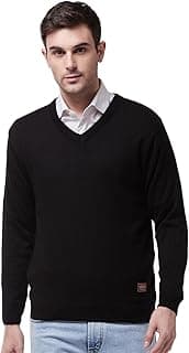 Pivl Men's Winter V Neck Solid Sweaters__||Winterwear||