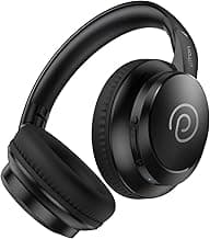 pTron Studio Evo 70hrs Playtime Wireless Over Ear Headphones with HD Mic, Low-Latency Game/Movie/Music Modes, Punchy Bass, BT5.3, Dual Device Pairing, Voice Assistant & Type-C Fast Charging (Black)