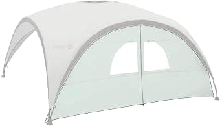 Coleman Side Panel Fast Pitch Shelter XL 4.5 x 4.5 m, Gazebo Side Panel with Windows and Door, High Sun Protection 50+, Water Resistant