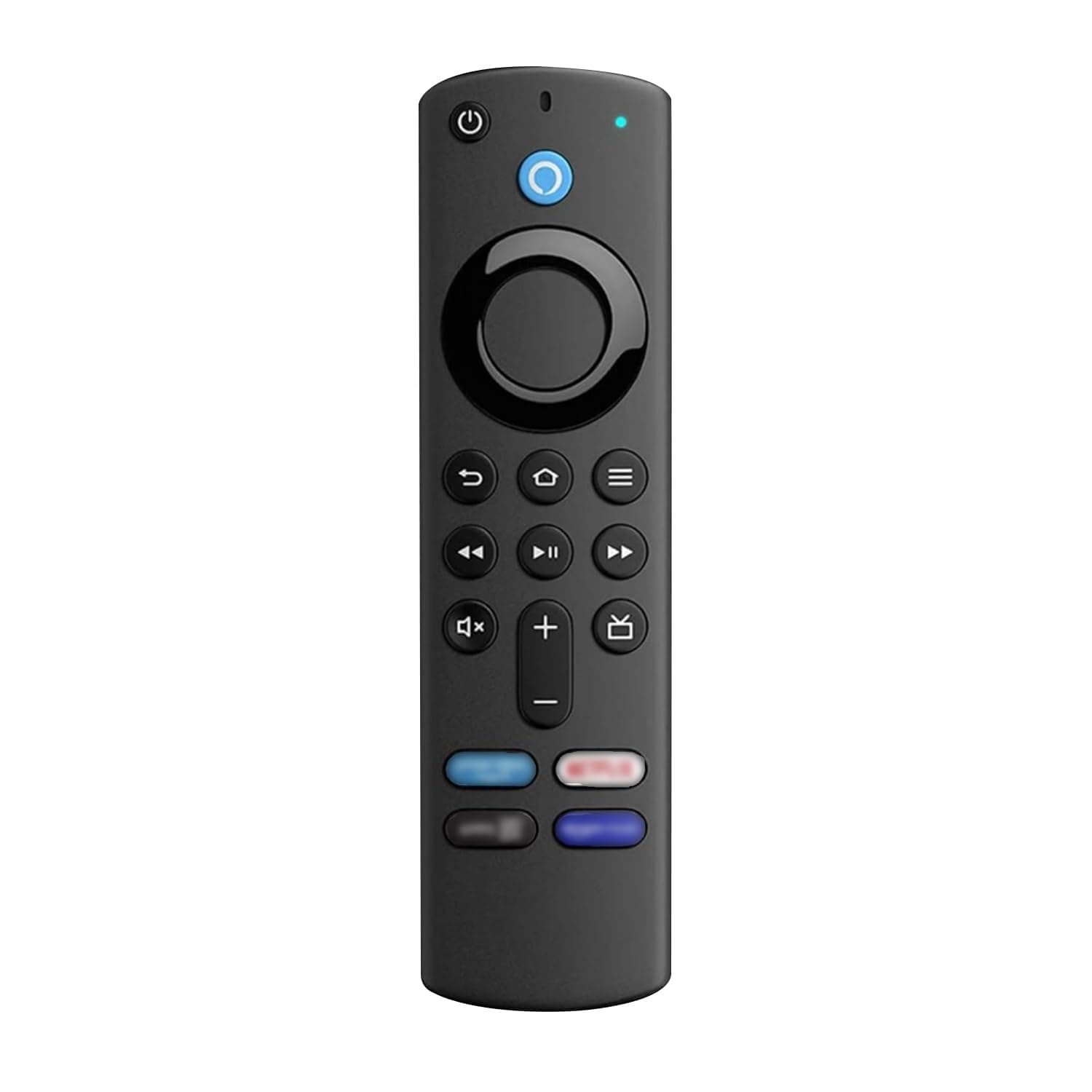 QsmQam® Remote Compatible with Amazon Alexa Voice Fire Stick Tv Stick 3rd Generation (Black) (3rd GEN Fire Stick Remote) Original
