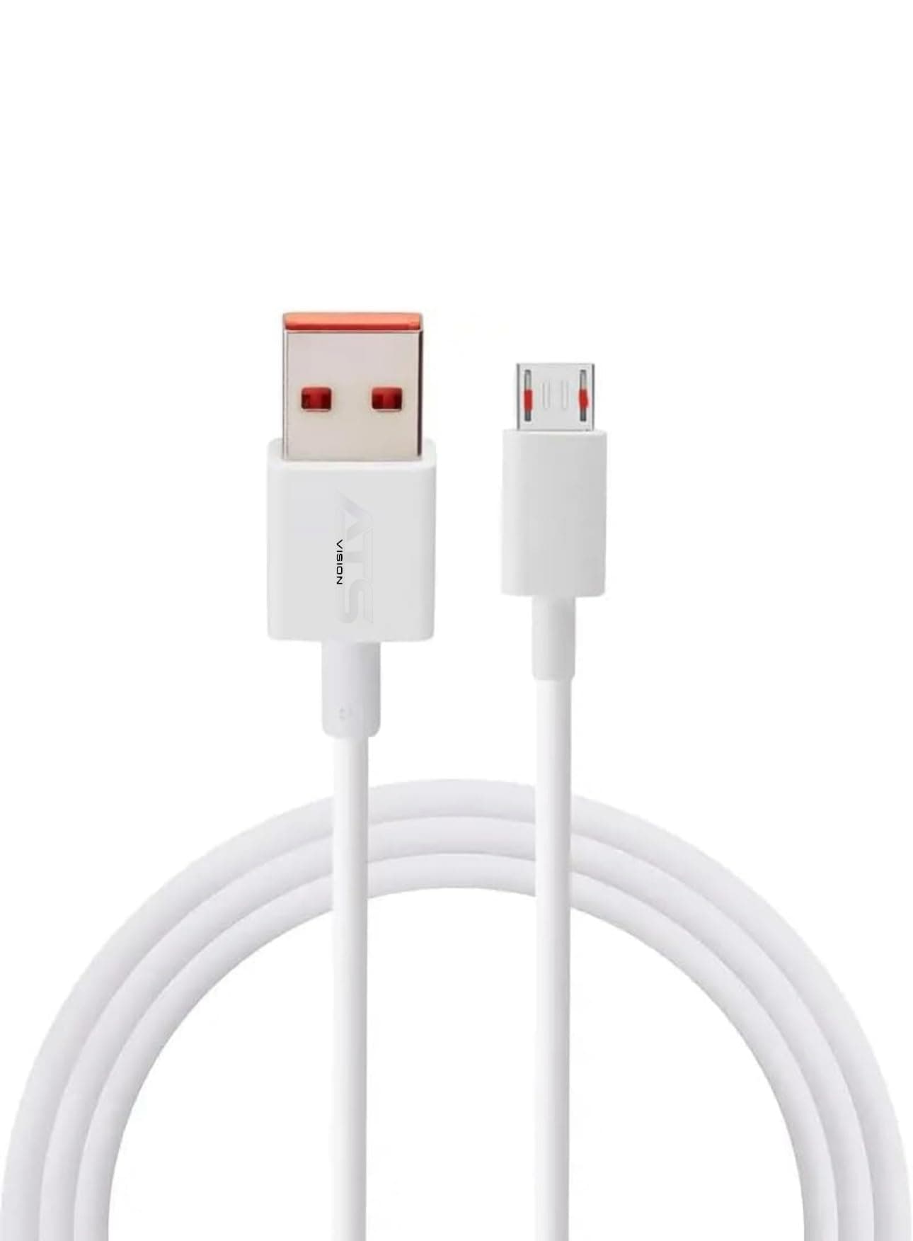 ATS VISION Unbreakable 65W / 3A Fast Charging 1.5m Braided Micro USB Cable for OLD Smartphones, mobail,keypad,Tablets, Laptops & Other Micro USB Devices, 480Mbps Data Sync, Quick Charge 3.0 type b