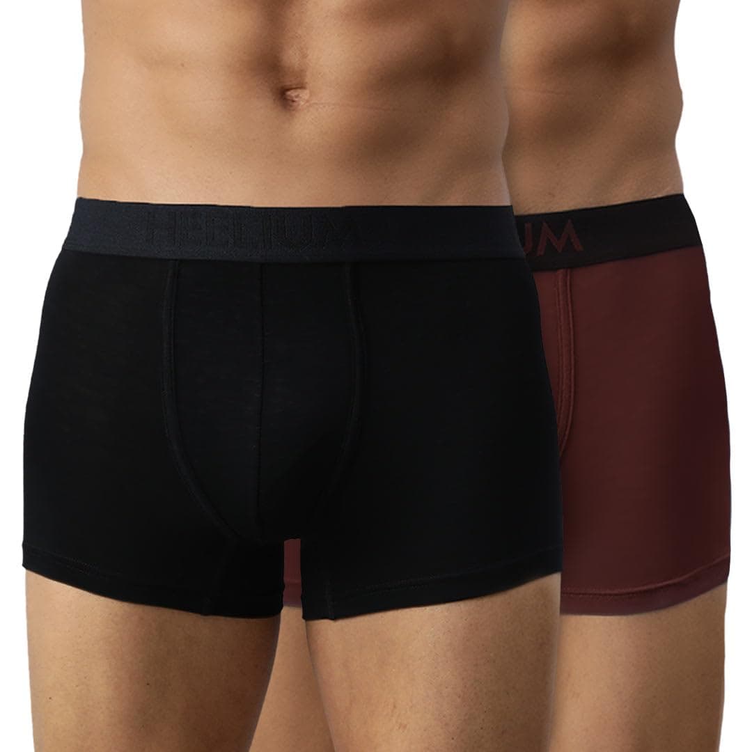 HEELIUM Bamboo Underwear Trunk for Men | 3X Softer Than Cotton & Odour Free | Stretchy Fabric & Durable Waistband