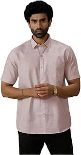 RAMRAJ COTTON Mens Half Sleeve Shirt Trendy