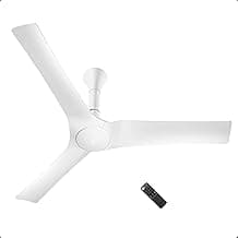 atomberg Aris Gladius Smart 1200mm BLDC Ceiling Fan with IoT & Remote | 5-star rated | Advance Air+ Technology | Silent Operation | ABS Blades | Energy Efficient | 5 Year Warranty | Pearl White