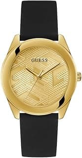 GUESS Round 40mm Champagne Dial Analog Women Watch - GW0665L1