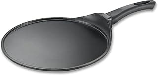 Prestige Omega Die-Cast Plus Aluminium Non-Stick Tawa 31 Cm, Black