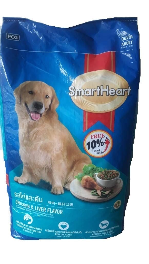 Smart Heart SmartHeart Adult Dog Food Dry Chicken and Liver, 20 Kg