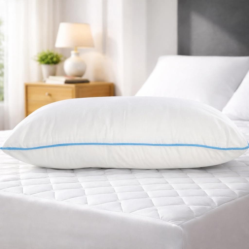 ROMA PUF Stardust Virgin Microfiber Pillow | Pack of 1 (27x17 Inch) | Height Adjustable | Orthopedic | Toxin-Free | Soft & Supportive for Neck Back Shoulder Cervical Side Sleeping