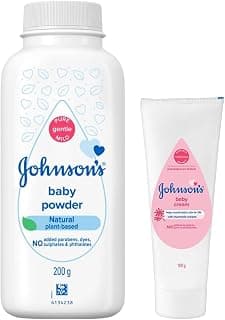 Johnson's Baby Powder 200g & Johnson's Baby Cream For Summer, 100g