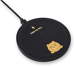 Belkin Kakao and Friends Official Edition 10W Micro USB Fast Wireless Charging Pad for All Qi Smart Cellular Phones Including iPhone 12, 12 Pro, 12 Pro Max and More - Black (Ac Adapter Not Included)
