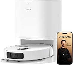 DREAME L10 Prime Robot Vacuum and Mop, Self-Cleaning Dual Mop Pads with Auto Drying, 3L Clean/Used Water Tank, 7mm Mop Lifting for Carpets, LDS Navigation with 3D Mapping, WiFi/App Control