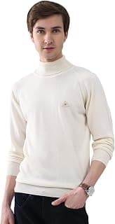 Monte Carlo Men Regular Fit Turtle Neck Solid Pull On Closure Full Sleeve Pullover | Warm Winter wear | Stylish Knit Sweater | Cozy Layering Outfit | Winter Pullover for Men's