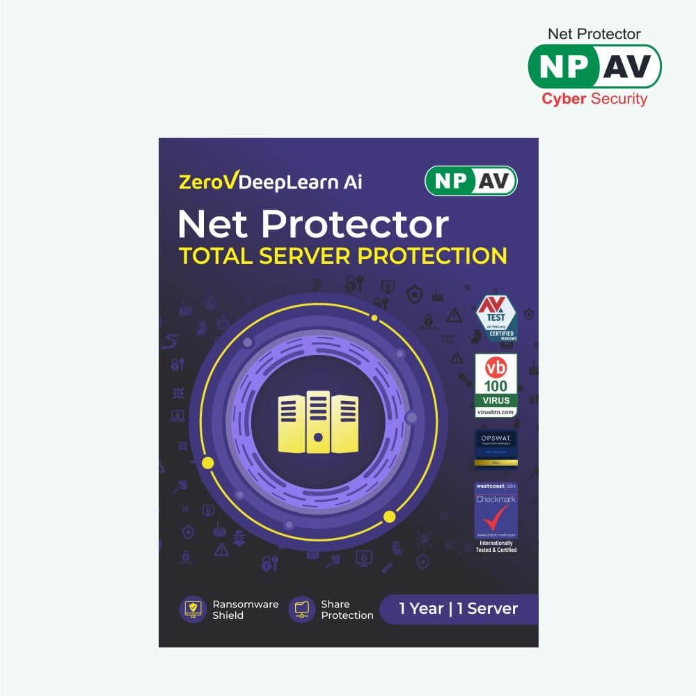 Net Protector Total Security 2026 - Server Edition / npav antivirus 2026, 1 year (Email Delivery in 1 Hour - No CD)
