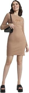 FOREVER 21 Womens Graphic Bodycon Mini Dresses