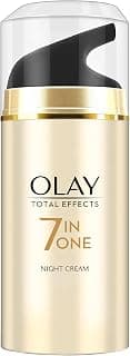 Olay Total Effects Night Cream | Fights 7 Signs of Ageing | With Niacinamide and Green Tea Extracts | Normal, Oily, Dry, Combination Skin | 20g