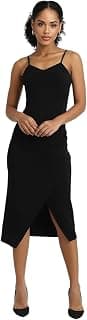 FOREVER 21 Women Solid Bodycon Knee Length Dress