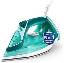 Philips Speed Pro DST3030/70 Steam iron 2400 W Green World's No.1 Ironing brand, 40g/min Steam with 180g Steam Boost Ceramic Soleplate with Auto Shut-off & Drip Stop Technology, Large 300ml Water Tank