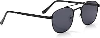 Fastrack Tees Grey Aviator Sunglasses for unisex