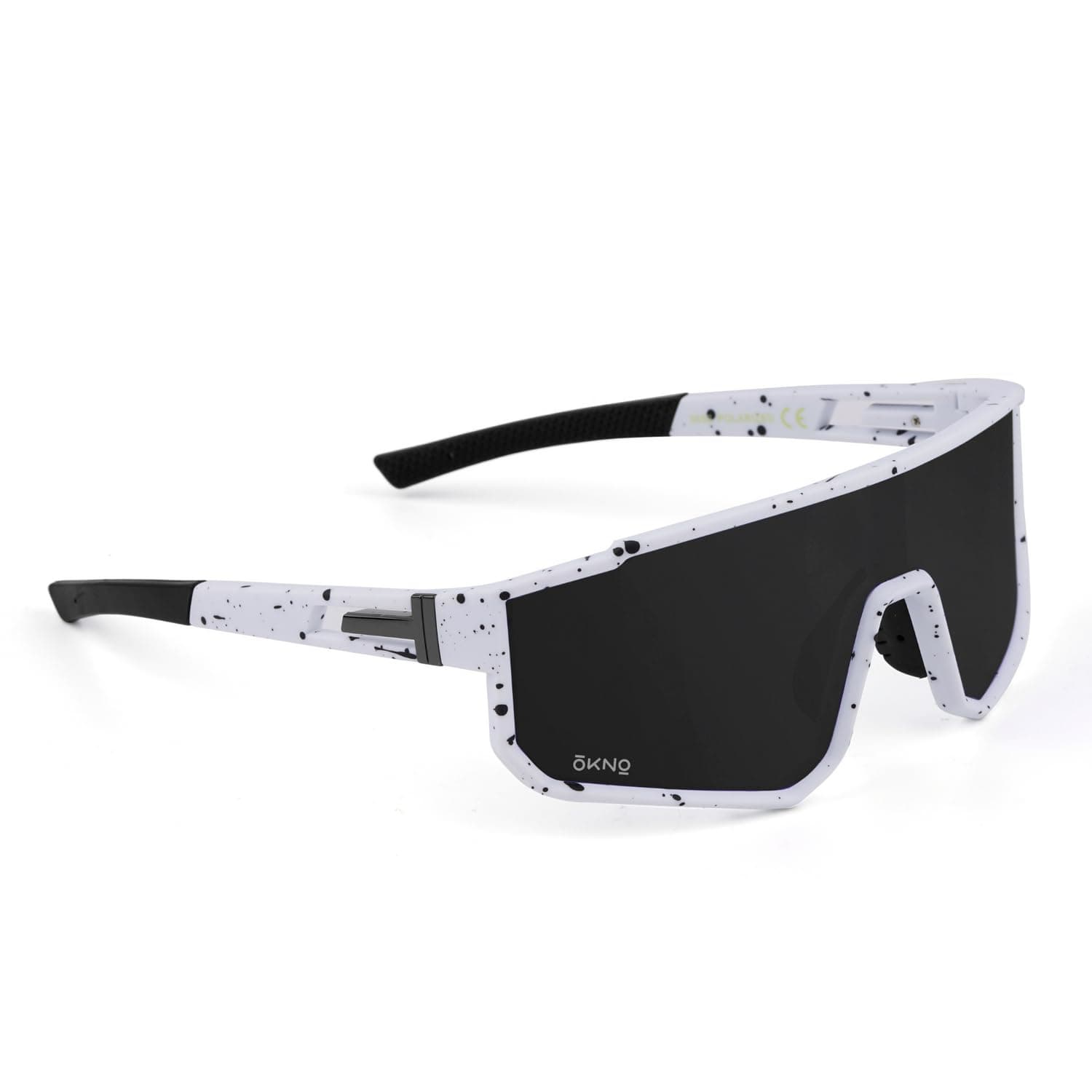Eyewearlabs OKNO | Polarized Sports Over-Sized Unilens Wrap-Around Branded Stylish Sunglasses For Men & Women | 100% UV Protection Shades | Cricket Sports Cycling Driving Trekking & More