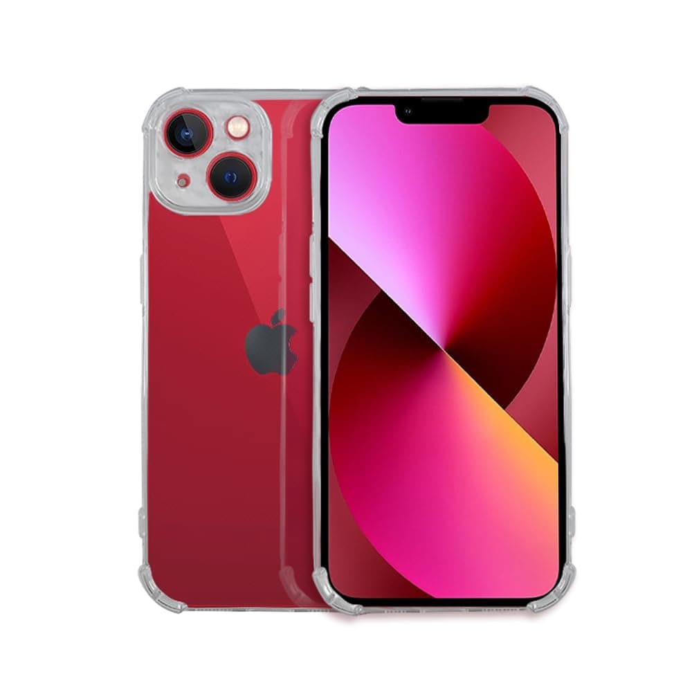 7SEVEN® Back Cover for iPhone 13 Transparent Mobile Back Case Shock Proof Design Camera Edges Protection Crystal Clear Phone Case Silicon Soft TPU & Flexible Bumper Mobile Case for iPhone 13
