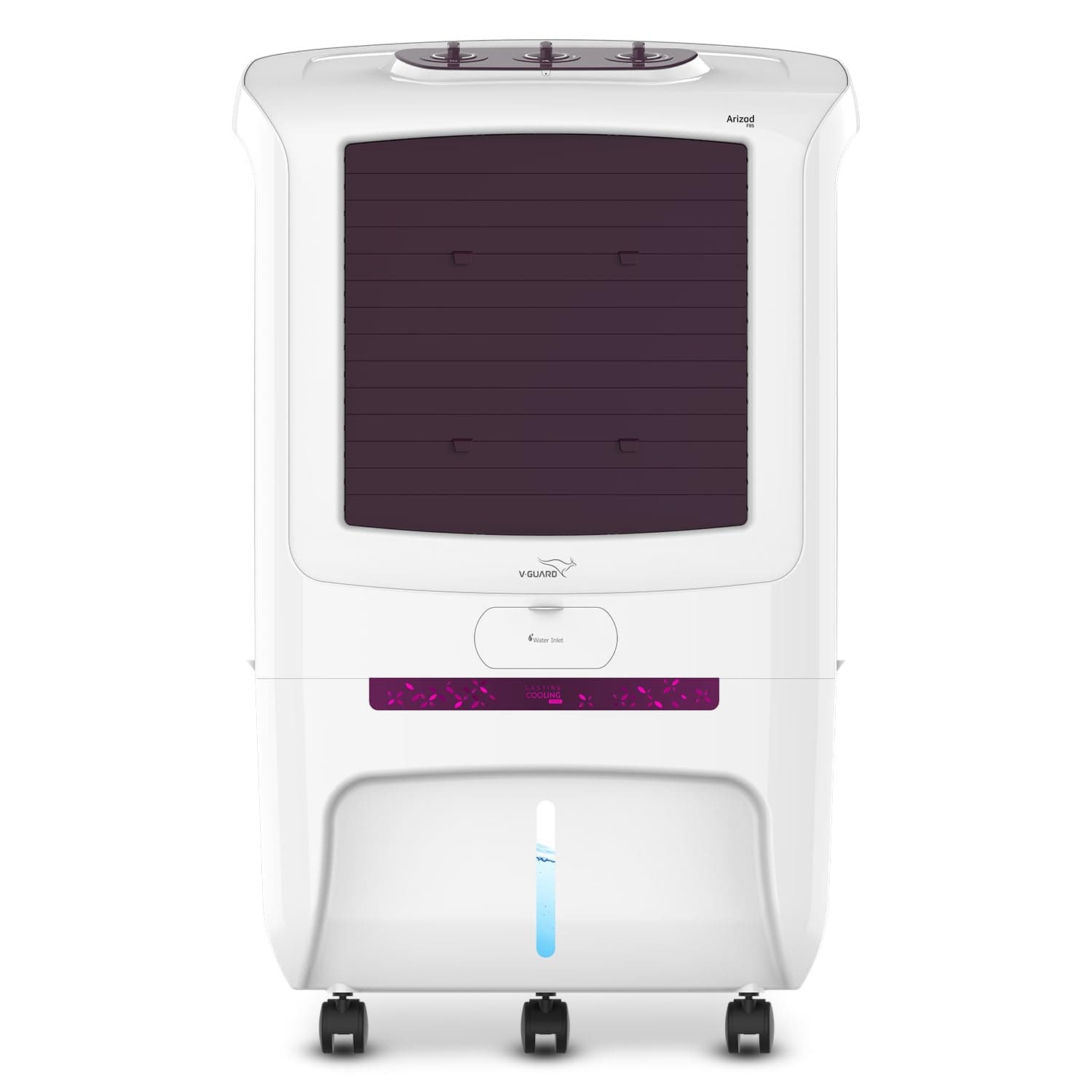 V-Guard Arizod F85 Desert Air Cooler |85 L|1 Year Warranty On Product | 2354 cfm Air Delivery|2 Year Warranty on Motor & Pump|Concealed Pump Design|Ball Bearing Motor|Honeycomb Pads