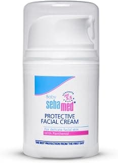 SebaMed Baby Protective Facial Cream| pH 5.5| Baby Face Cream| Vitamin E for Soft Skin| Ideal for salivary rashes| 50ml