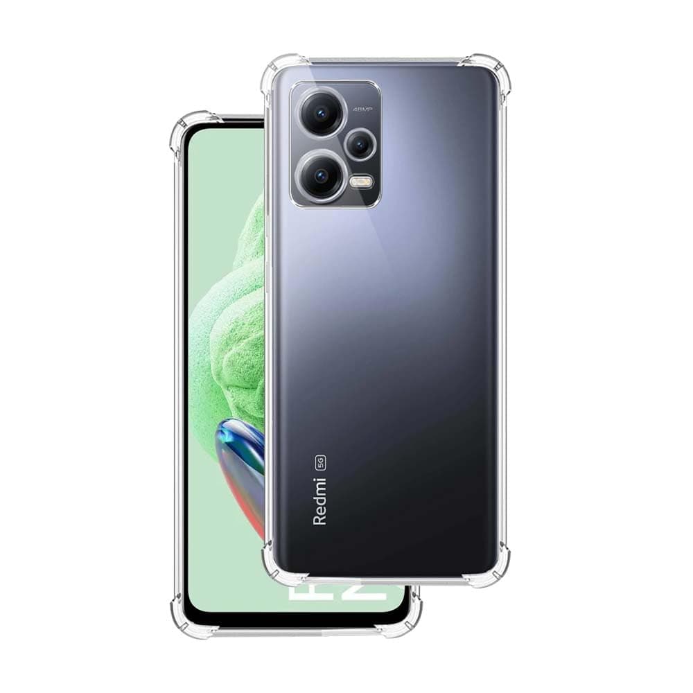 7SEVEN® Back Cover for Mi Redmi Note 12 5G Transparent Mobile Back Case Shock Proof Design Camera Edges Protection Crystal Clear Phone Case Silicon Soft TPU and Flexible Bumper Phone Cover