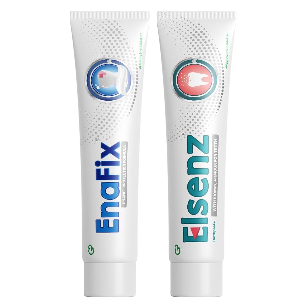 Enafix Anti-Cavity + Elsenz Anti-Cavity Toothpaste Combo (70g x1) | Enamel Remineralization & Fighting Tooth Decay | Elsenz Enamel Repair & Improved Oral Health