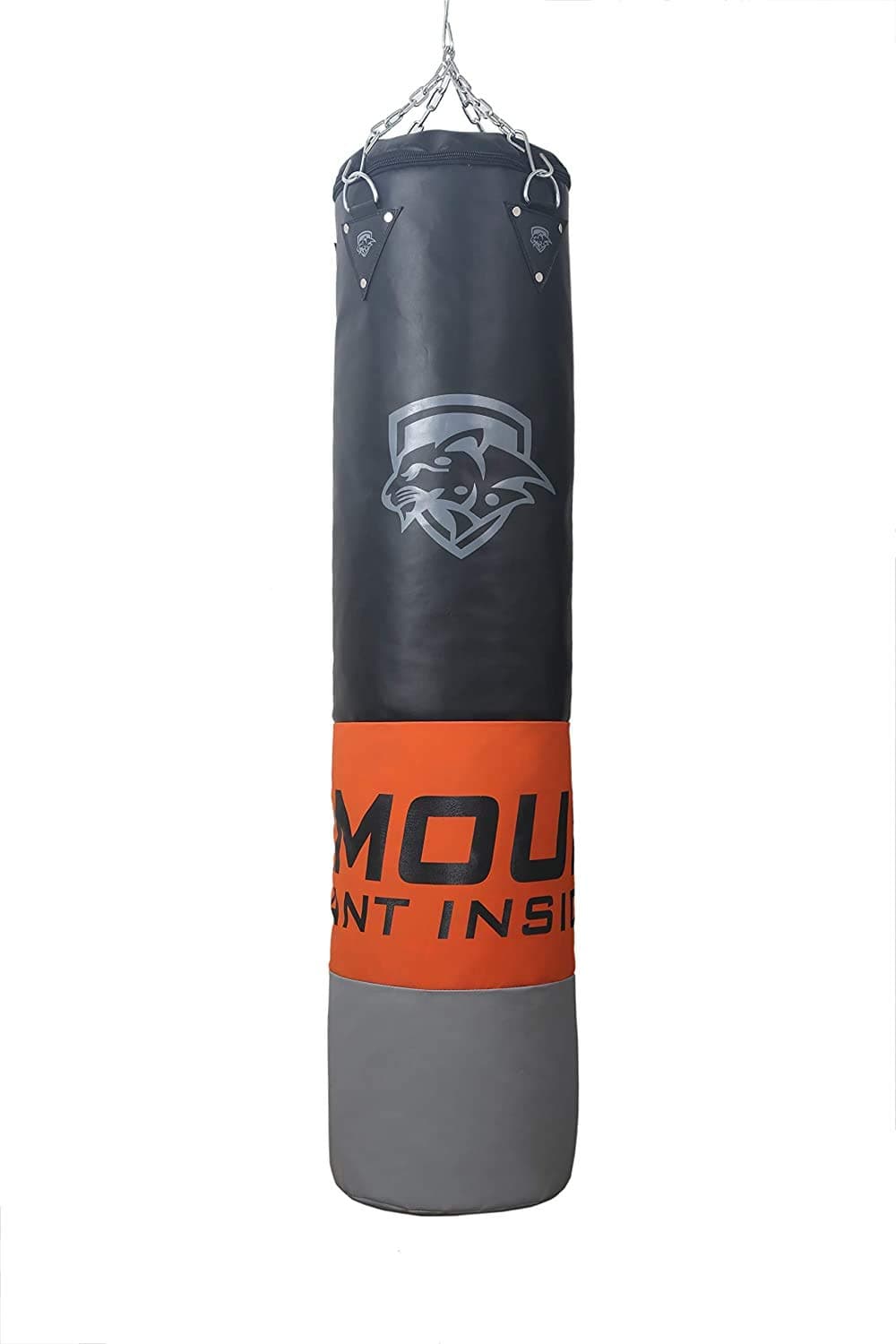 Rmour Unfilled Heavy PU Punch Bag Boxing MMA Sparring Punching Training Kick Boxing Muay Thai with Hanging Chain