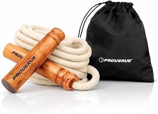 Cotton Skipping Rope Men And Women And Children, Tangle Free Jumping Rope for Gym Exercise Workout & Weight Loss For Kids (Brown)