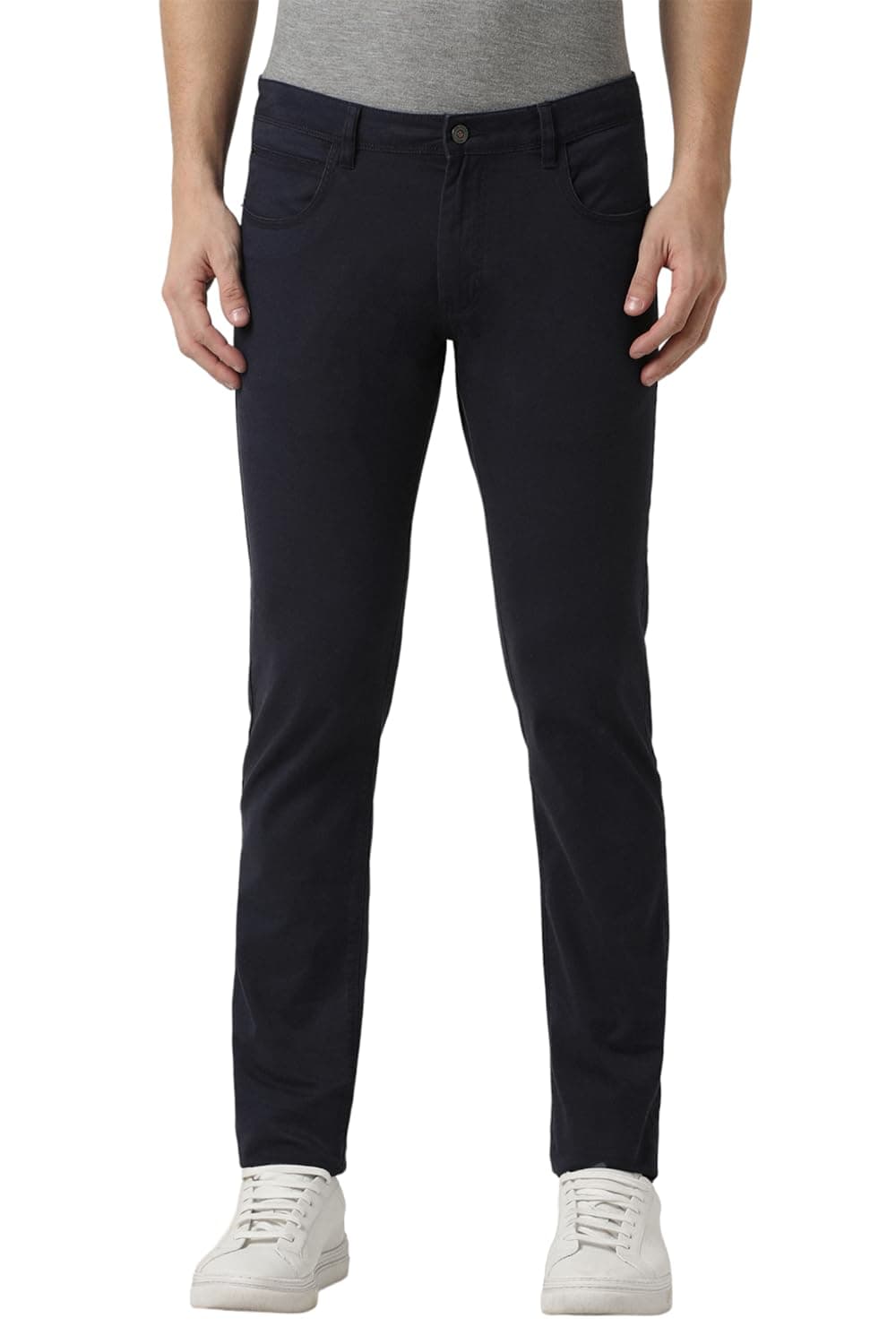 Peter England Men's Skinny Fit Casual Trouser Chinos
