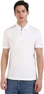 Tommy Hilfiger Solid Regular-Fit Cotton Polo T-Shirt