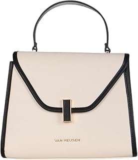 Van Heusen Women's Handbag |Structured Dual Tone| Handbags for Women | Bag for both Work and Weekend | Ladies purse | Stylish Hand Bag |Gift For Women