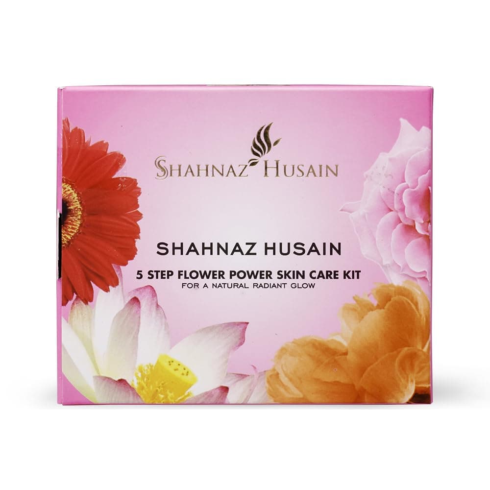 Shahnaz Husain 5 Step Flower Power Skin Care Kit (5 x 10 g)