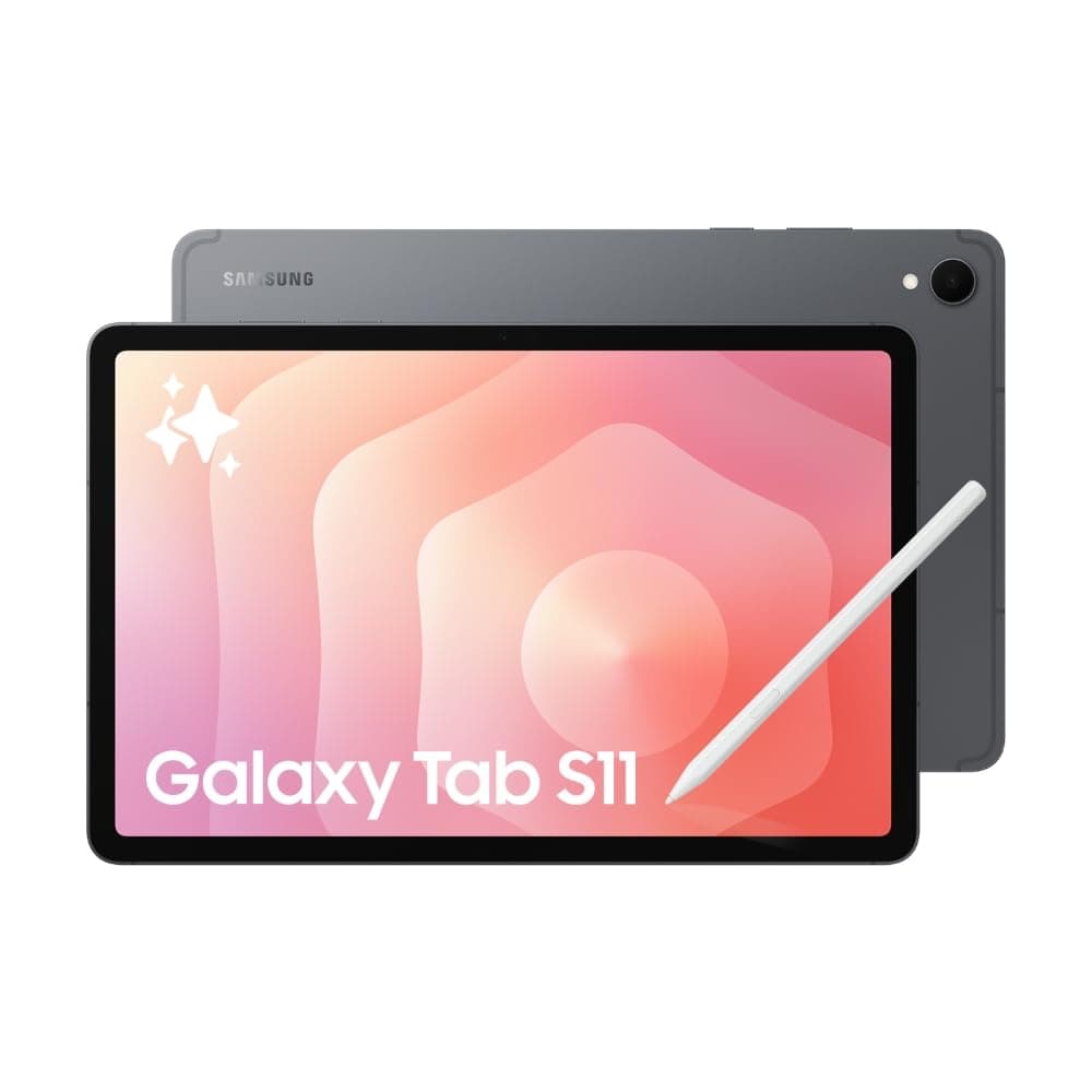 Samsung Galaxy Tab S11 with AI, Hexagonal S-Pen in-Box, 27.8 cm (11 Inch) Dynamic AMOLED 2X Display, 120Hz Refresh Rate, Pre Loaded Pro Apps, 12GB RAM, 256GB Storage, Wi-Fi + 5G Tablet, Gray