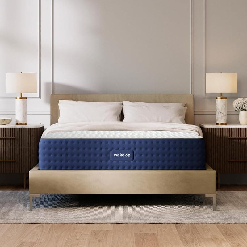 Wakeup India Virasat Dual Comfort Foam Mattress with Body Zone Technology King Size (75x72x4 inch) in a Box,Meduim Firm, Low Motion Transfer Supports for Any Sleep Position