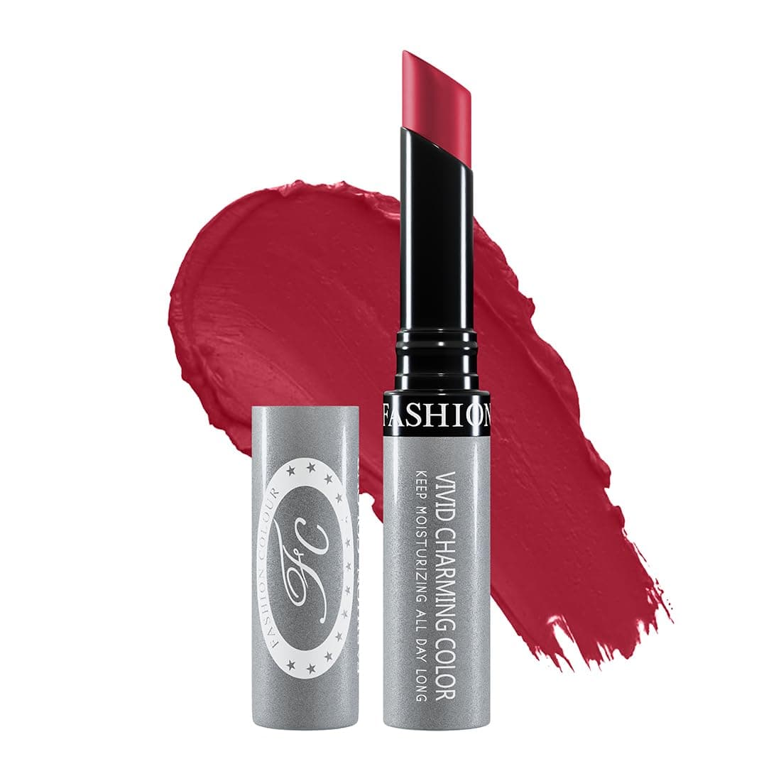 FASHION COLOUR Kissproof Non Transfer Matte Finish Lipstick | Water Resistant & Smudge Proof | Non-Drying | Lightweight | Upto 15Hrs | (Lotus Red)