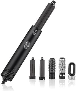 (𝟏𝟓 𝐘𝐄𝐀𝐑𝐒 𝐖𝐀𝐑𝐑𝐀𝐍𝐓𝐘) 5-in-1 Hot Air Hair Dryer Brush for Women – Detachable Multifunctional Styler for Drying, Straightening, Curling, Volumizing & Frizz-Free Shine | Lightweight Salon-Quality