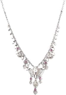 Shaya by Caratlane | 925 Silver| The Trail Keeper Elephant Necklace Crafted | Gifts for Womens & Girls