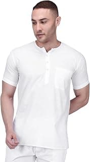 Rajubhai Hargovindas Mens Casual Cotton Straight Kurta