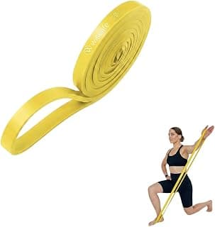 Wiselife Fabric Resistance Power Band, Pull Up Bands, Pull Up Assistance Bands, Workout Bands, Exercise Bands, Resistance Bands For Legs, Working Out, Muscle Training, Pull Up Assist Upto 7Kg(Yellow)