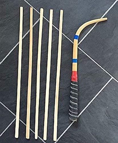 SM Sai Musical - Professional Dagga & Tilli Set Dhol Sticks (1 Dagga & 5 Tillis)