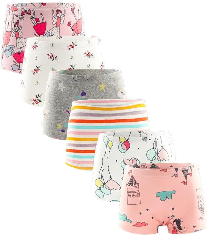 TERI BERI Girl's Cotton Boyshorts Panties