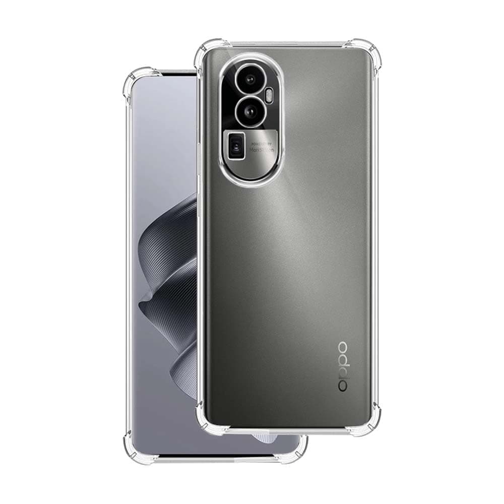 7SEVEN® Back Cover for Oppo Reno 10 Pro Plus 5G Transparent Mobile Back Case Shock Proof Design Camera Edges Protection Crystal Clear Phone Case Silicon Soft TPU and Flexible Bumper Phone Cover