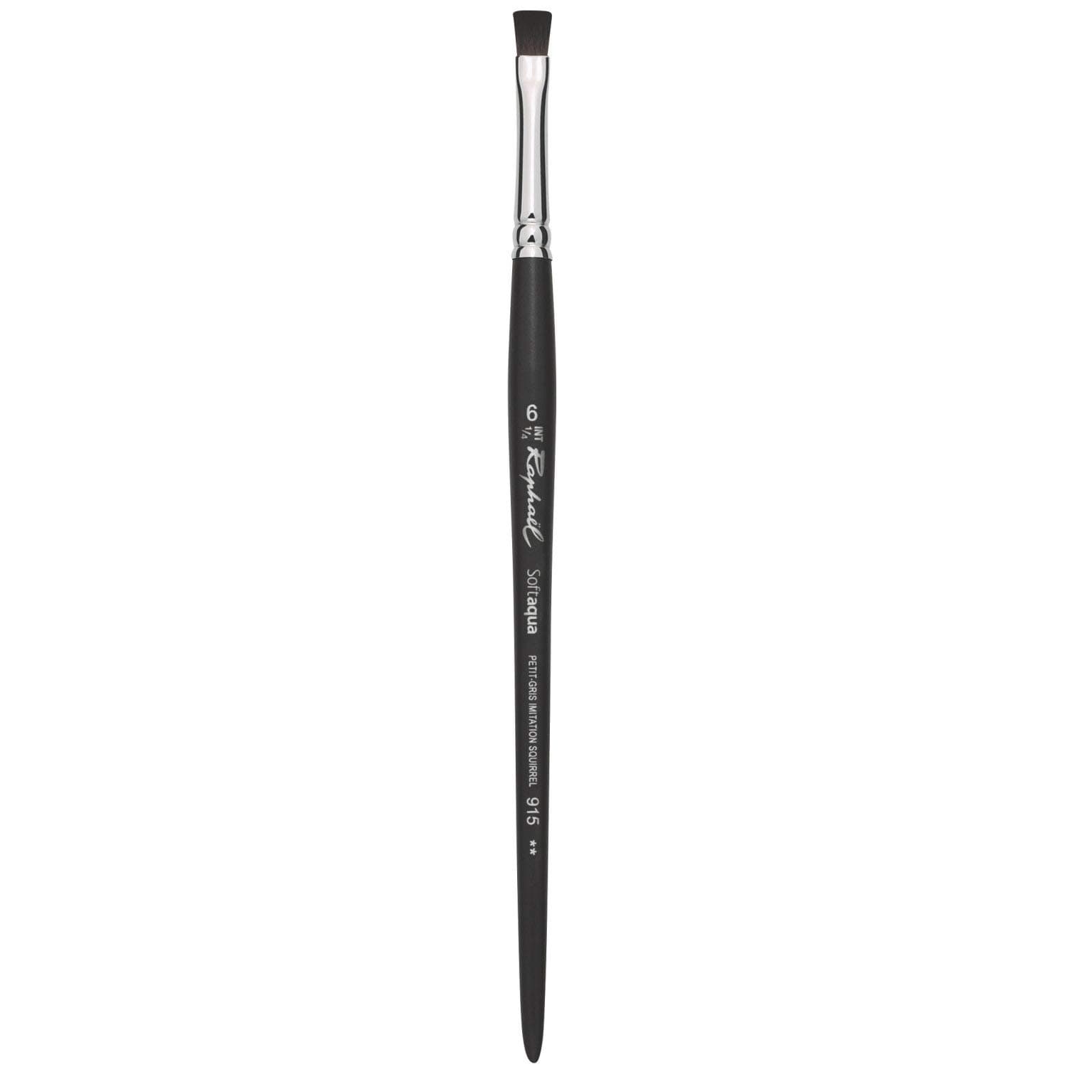 Sennelier Raphael Softaqua Watercolour Flat Brush No.6 |Ideal for Watercolor Paper, Mixed Media Pads, or Illustration Board with Watercolors, Gouache, Inks, and Watercolor Pencils.