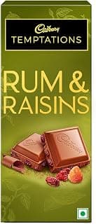 Cadbury Temptations Rum & Raisins Premium Chocolate Bar, 70 g