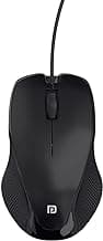Portronics Toad 101 Wired Optical Mouse with 1200 DPI, Plug & Play, Hi-Optical Tracking, 1.25M Cable Length, 30Lakhs Click Life(Black)