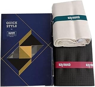 Raymond Fabrics Raymond Men’s Signature Unstitched Shirt Pant Fabric Combo | Premium Formal Shirt & Trouser Material | Tailor-Made Office & Daily Wear Set