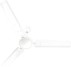 Havells REO Vaayu 1200mm ES Ceiling Fan | High Speed, High Air Delivery | Strong & Powerful, Air Delivery: 220CMM| RPM: 370| 2 Year Warranty | (Pack of 1, White)